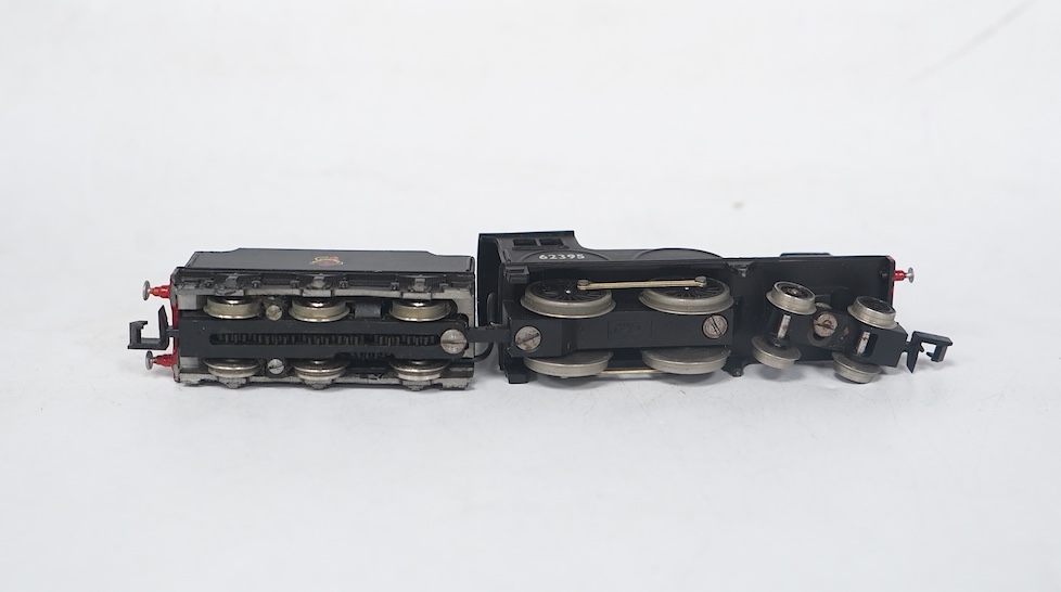 Three boxed Union Mills Models N gauge railway BR locomotives; a Class J26, 65775, a Class J39, 64825, and a Class D20, 62395. Condition - good.